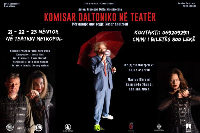 Qendra teatrore Naun Shundi, teatër shqiptar, art dhe kulturë, ngjarje kulturore në shqipëri, dramë moderne, homazh artistik, skenë teatrore shqiptare, aktivitet kulturor, promovim i artit shqiptar, premiere teatrale, sezon i ri artistik